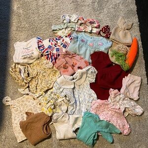Baby girl spring/summer clothes bundle